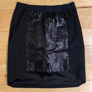 Mason Mini Skirt w/ Lambskin